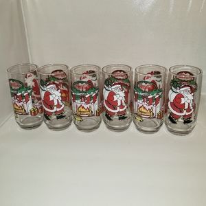 Vintage Complete Set of Coca-Cola Glasses